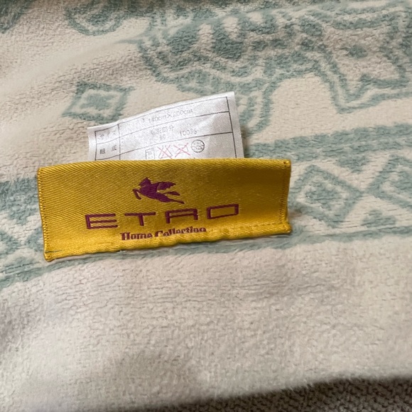 Etro Paisley Print Wool Blanket - Picture 2 of 11